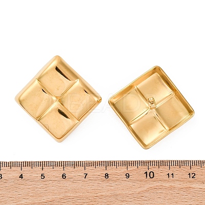 304 Stainless Steel Stud Earrings for Women EJEW-F357-03G-03-1