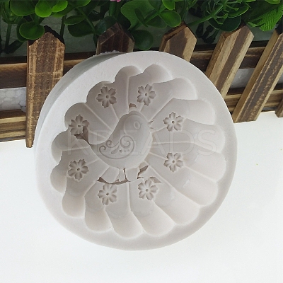 DIY Flower with Bird Soap Silicone Molds BIRD-PW0001-023-1