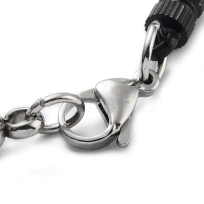 201 Stainless Steel Link Chain Bracelets BJEW-Z023-02B-1
