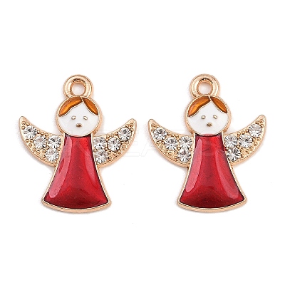 Alloy Enamel Pendants FIND-I065-03B-KCG02-1