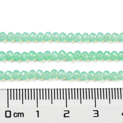 Baking Paint Transparent Glass Beads Strands DGLA-A034-J2mm-B05-1