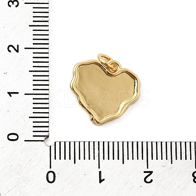 Brass Enamel Charms KK-K302-08G-1