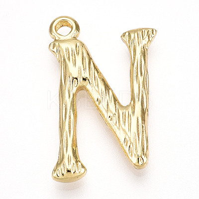 304 Stainless Steel Pendants STAS-N117-01G-N-1