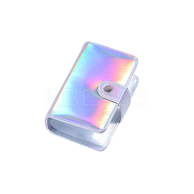 20 Slots Imitation Leather Rectangle DIY Nail Art Image Plate Storage Bags MRMJ-Q033-049A-1
