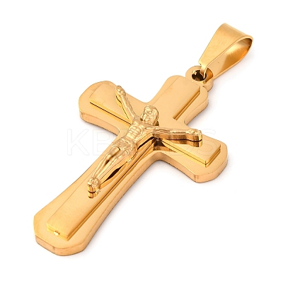PVD Vacuum Plating 304 Stainless Steel Pendants STAS-H192-06C-G-1-1