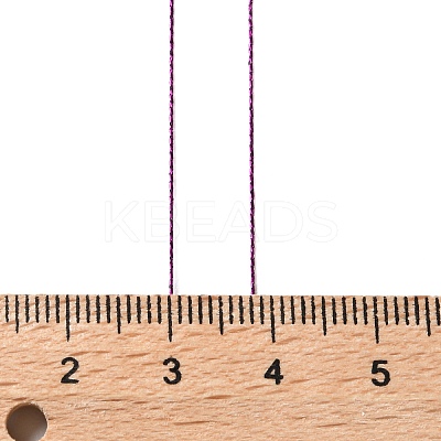 12Pcs 12 Colors 3-Ply Round Metallic Cord MCOR-XCP001-01-1