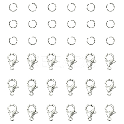 Zinc Alloy Lobster Claw Clasps FIND-FS0002-40P-1