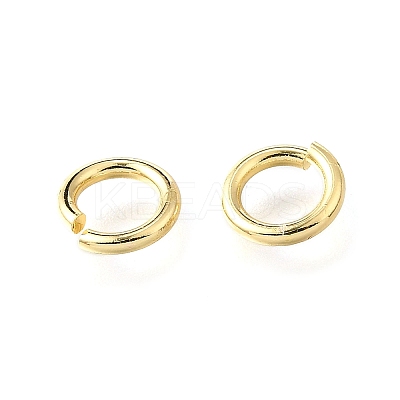 Brass Open Jump Rings KK-V007-004G-02-1