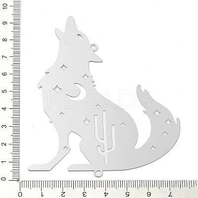 Non-Tarnish 201 Stainless Steel Connector Charms STAS-K257-27P-1
