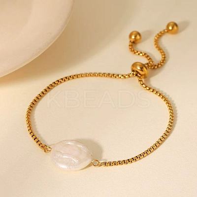 Fashion Stainless Steel Boston Link Chains Slider Bracelets LS-EE0272-1