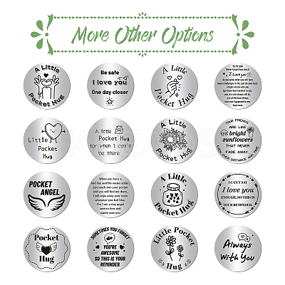 1Pc 304 Stainless Steel Commemorative Coins AJEW-CN0001-43J-1