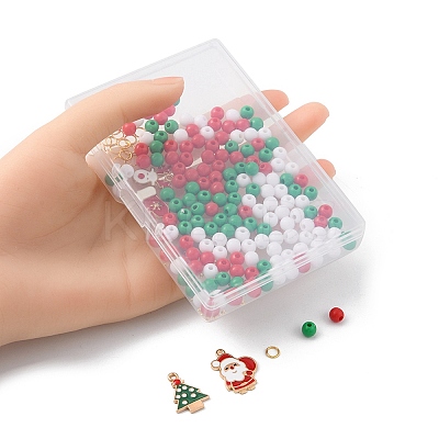 Christmas Theme DIY Bracelet Making Kit DIY-YW0007-02-1