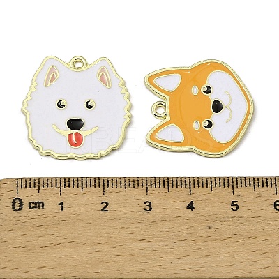 Alloy Enamel Pendants FIND-I064-04G-03-1