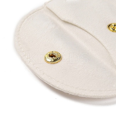 Velvet Jewelry Storage Pouches with Snap Button for Bracelets Necklaces Earrings ABAG-P013-01F-1