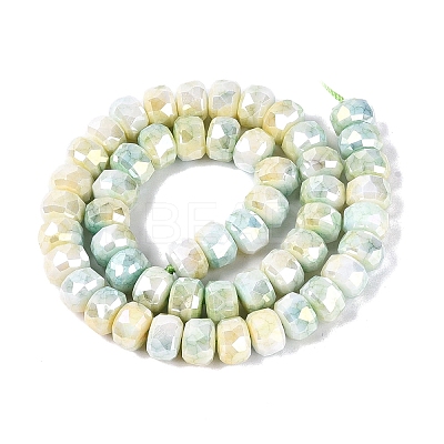Anti-Tarnish Electroplate Glass Beads Strands GLAA-T025-10mm-11P-1