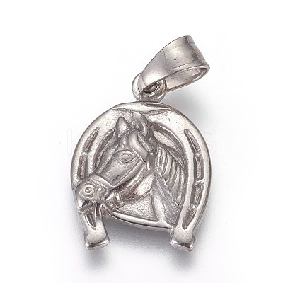 Non-Tarnish 304 Stainless Steel Pendants LS-STAS-E449-36P-1