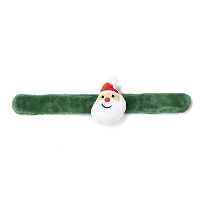Christmas Slap Bracelets BJEW-B012-07-1