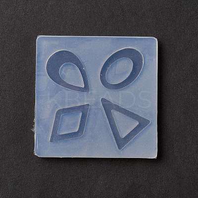 DIY Oval & Teardrop & Rhombus & Triangle Linking Ring Silicone Molds SIMO-B001-06-1