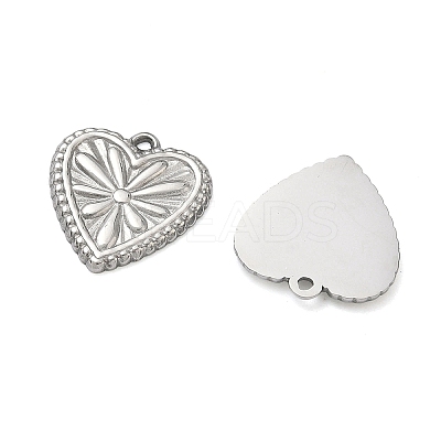304 Stainless Steel Pendants STAS-L022-578P-1