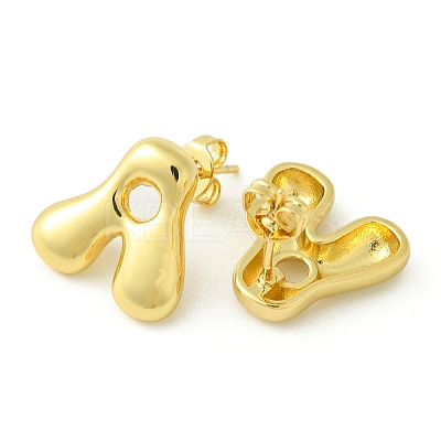 Rack Plating Brass Earrings EJEW-S222-01G-A-1