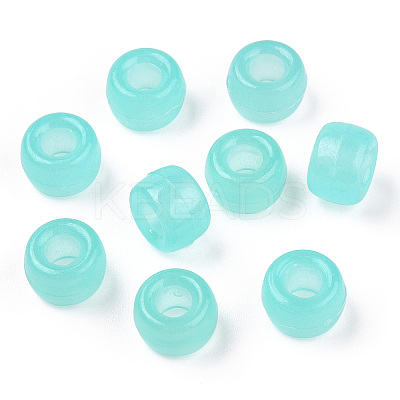 Transparent & Luminous Plastic Beads KY-T025-01-H03-1
