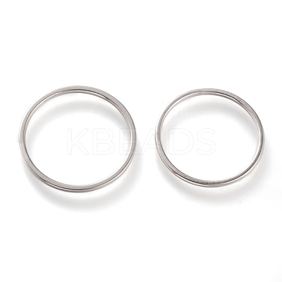 Non-Tarnish 304 Stainless Steel Plain Band Rings RJEW-B0006-7-02P-1