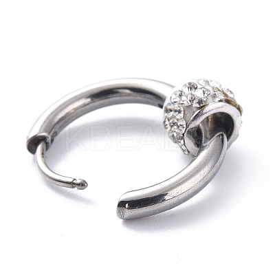 304 Stainless Steel Hoop Earrings LS-STAS-B030-02-1