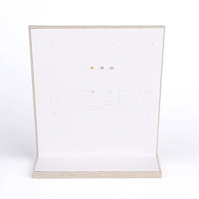 Rectangle Wood L-Shaped Earring Display Stand EDIS-N004-03-1