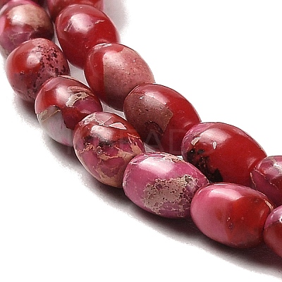 Synthetic Regalite/Imperial Jasper/Sea Sediment Jasper Beads Strands G-F765-J01-01-1
