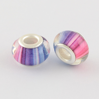 Large Hole Resin European Beads OPDL-R114-M2-1