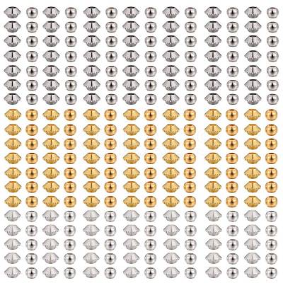 900Pcs 6 Style Brass Spacer Beads KK-ZZ0001-15-1