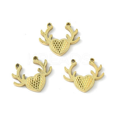 Ion Plating(IP) 304 Stainless Steel Manual Polishing Charms STAS-C075-01G-1