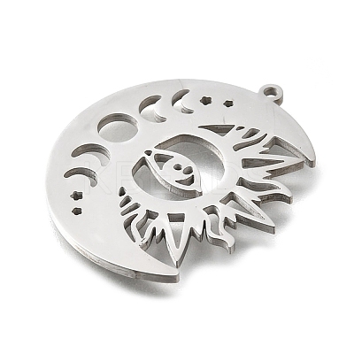 304 Stainless Steel Pendants STAS-S178-06P-1