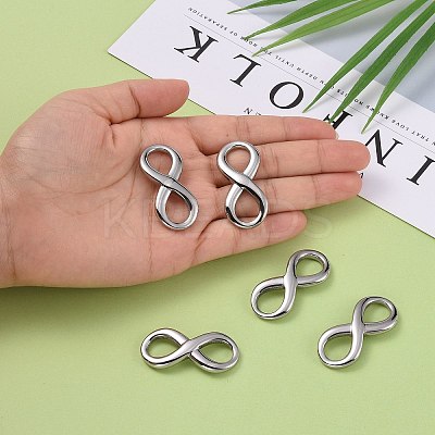 Tarnish Resistant Smooth Surface 304 Stainless Steel Infinity Links connectors LS-STAS-N006-03-1