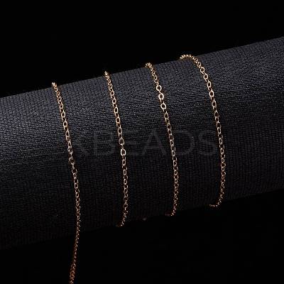 3.28 Feet Brass Cable Chains X-CHC-S003-13G-1