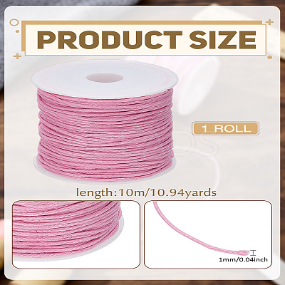 1 Roll Waxed Cotton Thread Cords YC-LP0001-01G-1