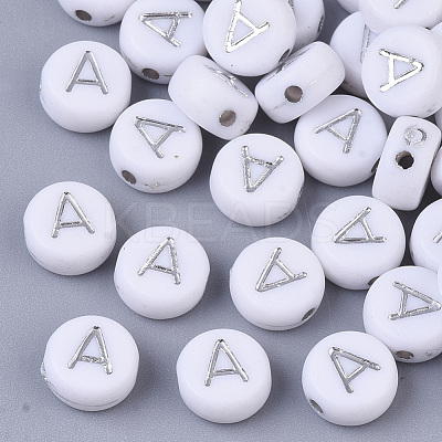 Plating Acrylic Beads X-PACR-R243-04A-1