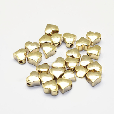 Long-Lasting Plated Brass Beads KK-K193-082G-NF-1