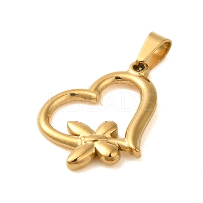 Ion Plating(IP) 304 Stainless Steel Pendants STAS-C103-17A-G-1