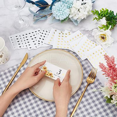 80 Sheets 2 Color Cartoon Animal Meal Stickers DIY-OC0008-67A-1