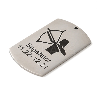 Non-Tarnish 304 Stainless Steel Pendants LS-STAS-C098-01K-P-1