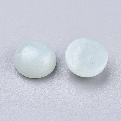 Natural Amazonite Cabochons G-P393-R56-8MM-C-1