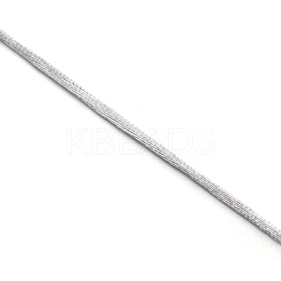 Polyester Satin Rattail Cord OCOR-WH0066-43E-1