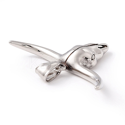 Tibetan Style 304 Stainless Steel Pendants STAS-P305-41AS-1