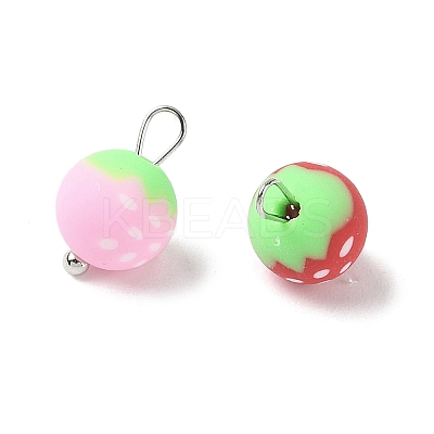 Handmade Polymer Clay Pendants CLAY-I012-01P-1