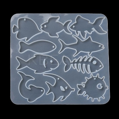 Fish Ocean Theme DIY Pendant Silicone Molds DIY-G102-01D-1
