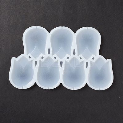 Tulip Shape Food Grade Silicone Lollipop Molds DIY-D069-13-1