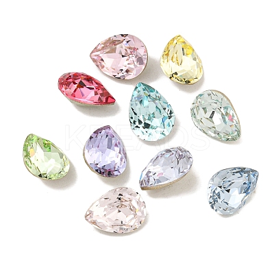 Glass Rhinestone Cabochons RGLA-L029-19C-1