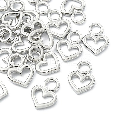 SHEGRACE Brass Heart Charms XGR0161P-100P-1
