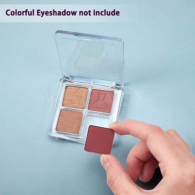 9 Pcs Transparent Empty Eyeshadow Palette JX089A-1